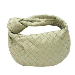 Bottega Veneta Jodie khaki Green Handbag Intrecciato Calfskin Lambskin